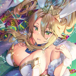 This is a pixiv picture whose title is バニ上.