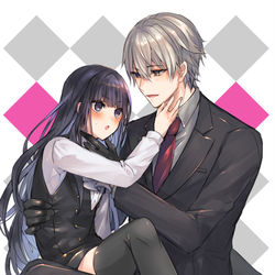 This is a pixiv picture whose title is いぬぼく.