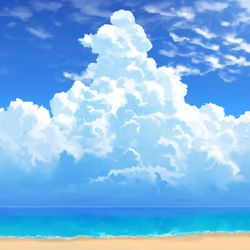 This is a pixiv picture whose title is 雲.