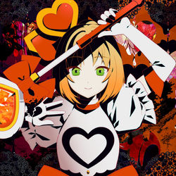 This is a pixiv picture whose title is アイ情劣等生.