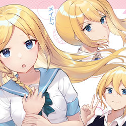 This is a pixiv picture whose title is どっちの早坂が好き？.