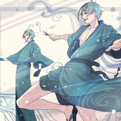 This is a pixiv picture whose title is デュオ和装.
