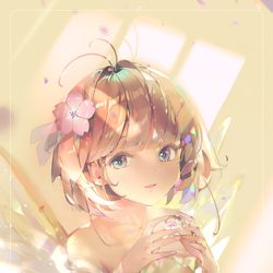 This is a pixiv picture whose title is 🌸.