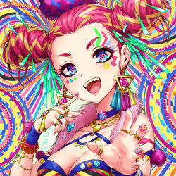 This is a pixiv picture whose title is ぐるぐる.