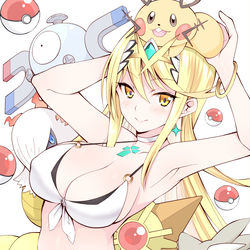 This is a pixiv picture whose title is ヒカ×ポケ.