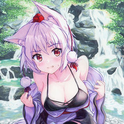 This is a pixiv picture whose title is 水着もみじさん。.