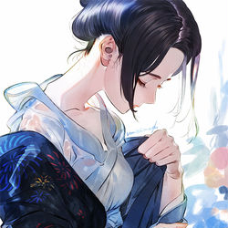 This is a pixiv picture whose title is 涼.