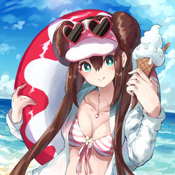 This is a pixiv picture whose title is 水着メイちゃん(; ･`д･´)！！！.