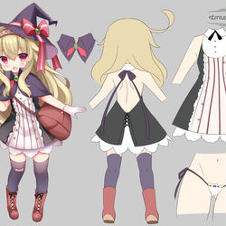 This is a pixiv picture whose title is 【仕事絵】リトルウィッチノベタ.