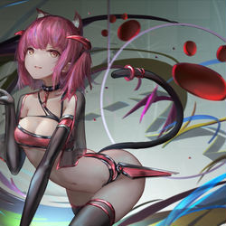 This is a pixiv picture whose title is 蠕动的黑幕.