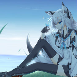 This is a pixiv picture whose title is 江風ちゃん.