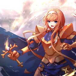 This is a pixiv picture whose title is 金木犀の騎士.