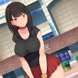 This is a pixiv picture whose title is むっちむち太ももガールとデート.
