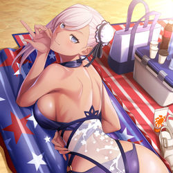 This is a pixiv picture whose title is 水着武蔵ちゃん.