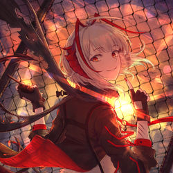 This is a pixiv picture whose title is W.