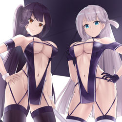 This is a pixiv picture whose title is レースクイーン.