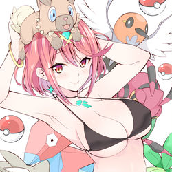 This is a pixiv picture whose title is ホム×ポケ.