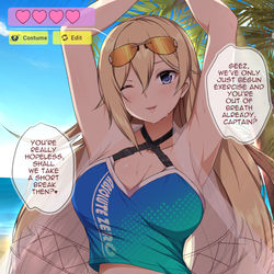 This is a pixiv picture whose title is Exercise with Durandal.