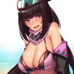 This is a pixiv picture whose title is 水着おっきー.