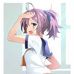 This is a pixiv picture whose title is 青葉さん.