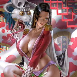 This is a pixiv picture whose title is Boa Hancock.