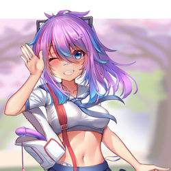 This is a pixiv picture whose title is School girl ProjektMelody!.