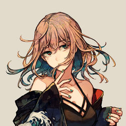 This is a pixiv picture whose title is 浪を纏う.