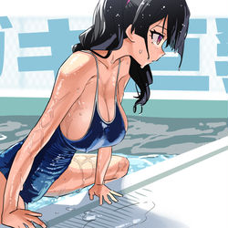 This is a pixiv picture whose title is ガキ巨乳 💢02.