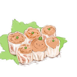 This is a pixiv picture whose title is 焼売.