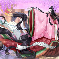 This is a pixiv picture whose title is 紫式部.