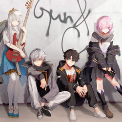 This is a pixiv picture whose title is Gun & Cartridge.