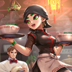 This is a pixiv picture whose title is ミェンミェン参戦！.