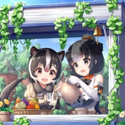 This is a pixiv picture whose title is 【けものフレンズ3】フルーツみるく.