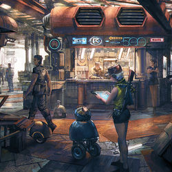 This is a pixiv picture whose title is Pawnshop.