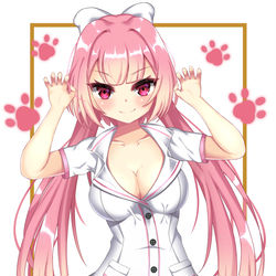 This is a pixiv picture whose title is nurse chii.