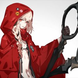 This is a pixiv picture whose title is 1/7スケールフィギュア「AKA:Re2ing」.