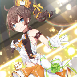 This is a pixiv picture whose title is 𝐈𝐃𝐎𝐋.