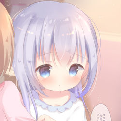 This is a pixiv picture whose title is 緊急事態宣言解除後のチノちゃん②.