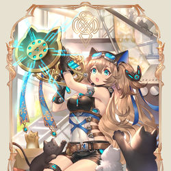 This is a pixiv picture whose title is キャットチューナー.