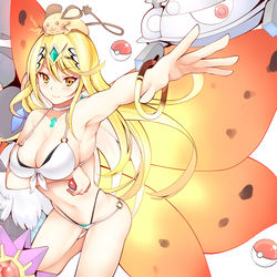 This is a pixiv picture whose title is ヒカ×ポケ２.