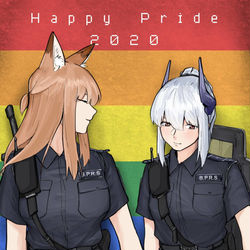 This is a pixiv picture whose title is Happy Pride!.