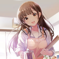 This is a pixiv picture whose title is 「おはようございます♪」.