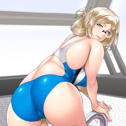 This is a pixiv picture whose title is 水着香取.