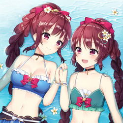 This is a pixiv picture whose title is 天音姉妹.