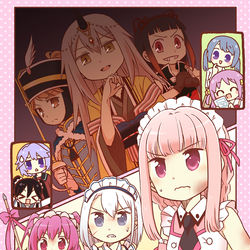 This is a pixiv picture whose title is 【エアコミケ98新刊】救え！だいじなご主人様.