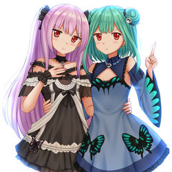 This is a pixiv picture whose title is Left or Right ?.