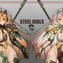 This is a pixiv picture whose title is A,B.