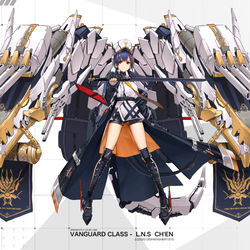 This is a pixiv picture whose title is Azur Knights.