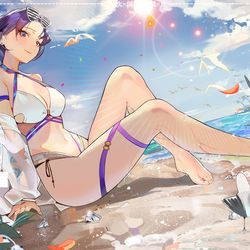 This is a pixiv picture whose title is 混更.