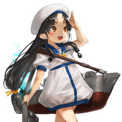 This is a pixiv picture whose title is 日進.